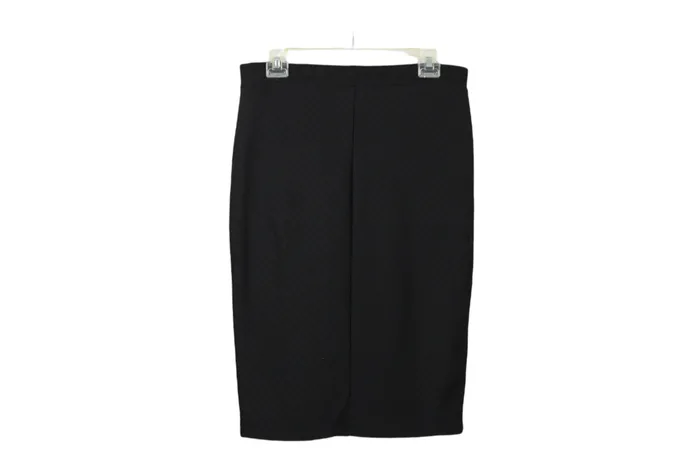 Apt 9 Black Herringbone Skirt M APT9 Rings