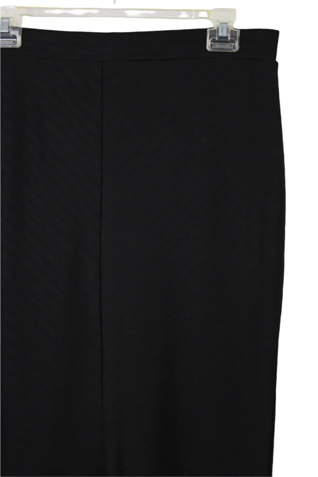 Apt 9 Black Herringbone Skirt M APT9 Rings