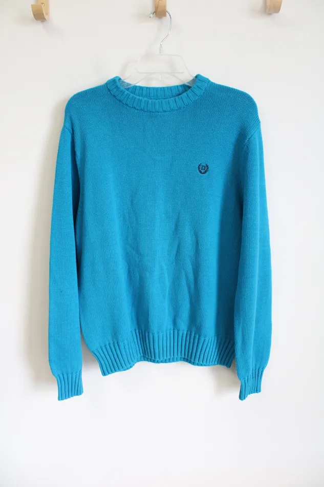Chaps Rings Chaps Blue Knit Sweater L