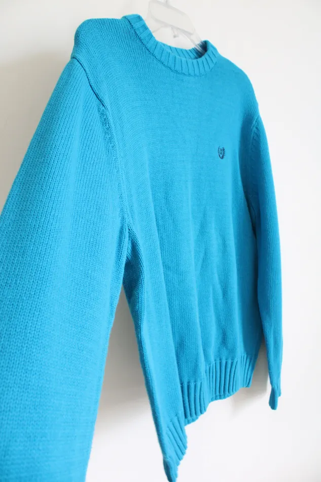 Chaps Rings Chaps Blue Knit Sweater L