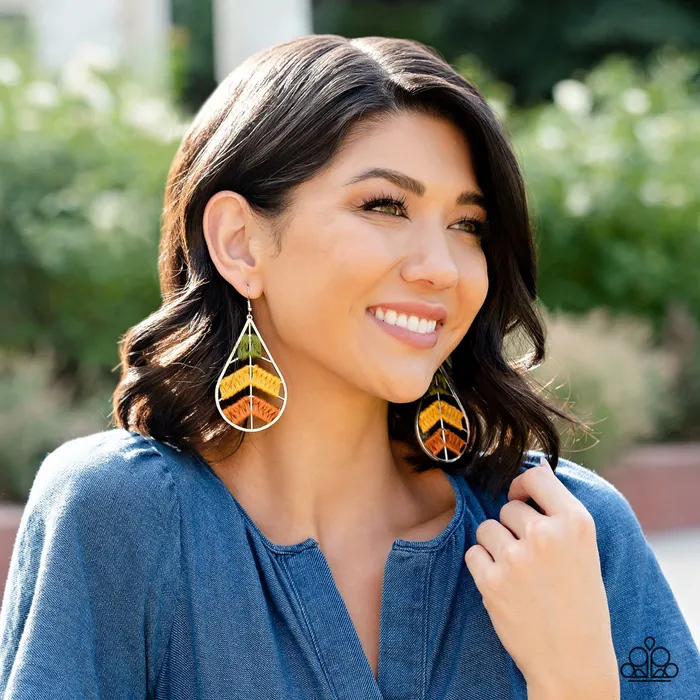 Earrings Nice Threads Multi Paparazzi Accessories
