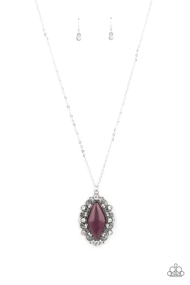 Exquisitely Enchanted Purple Paparazzi Accessories Earrings