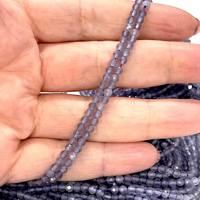 Necklaces Peppy Beads 3mm Light Amethyst Jade Faceted Round Gemstone Beads 127 Beads Necklaces Peppy Beads 3mm Light Amethyst Jade Faceted Round Gemstone Beads 127 Beads