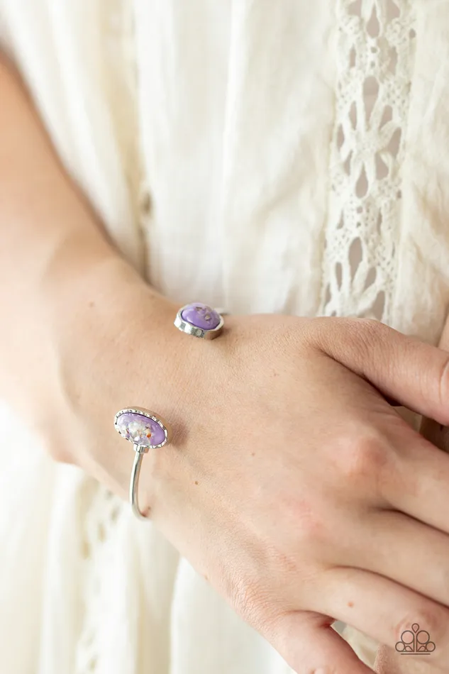Paparazzi Accessories Earrings Dont BEAD Jealous Purple