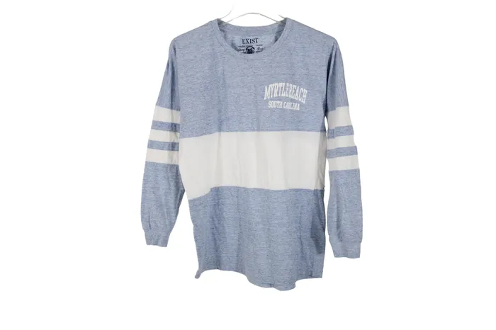 Rings Exist Myrtle Beach NC Blue Long Sleeved Shirt S Exist
