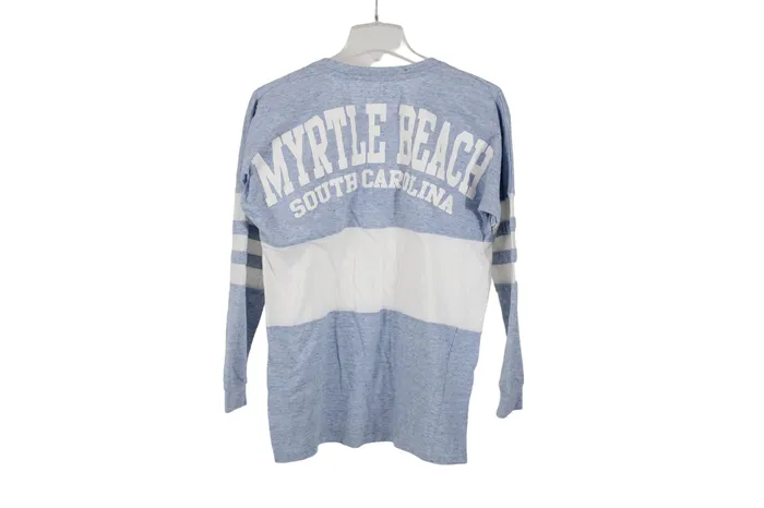 Rings Exist Myrtle Beach NC Blue Long Sleeved Shirt S Exist