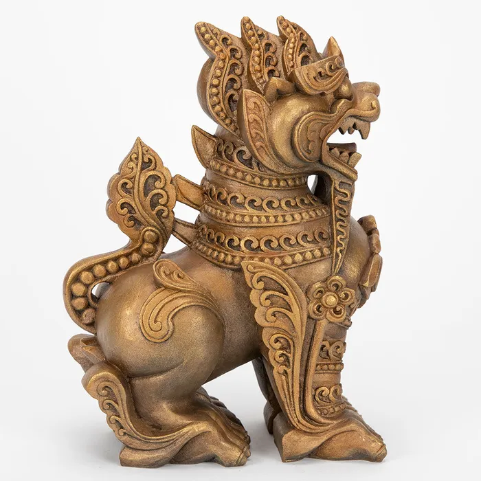 Wesco Necklaces Chinte Burmese Lion Guardian Statue