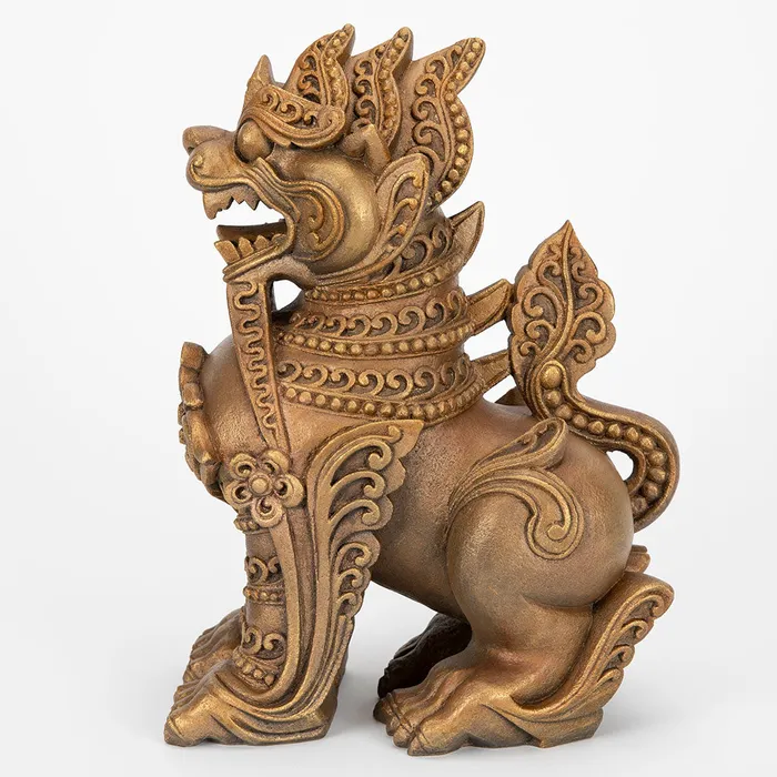 Wesco Necklaces Chinte Burmese Lion Guardian Statue