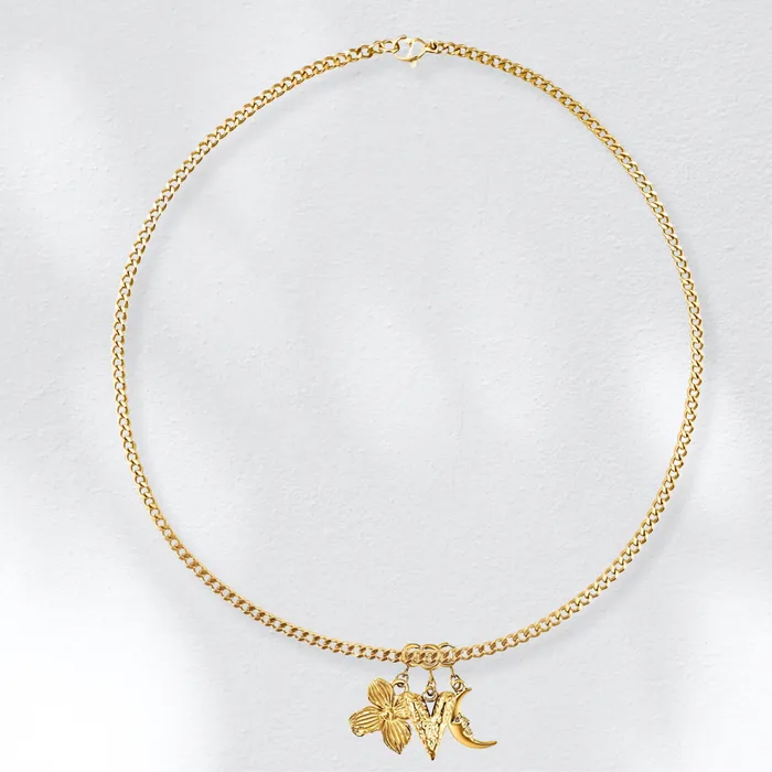Adhara Cuban Chain Necklace Ellie Vail Necklaces