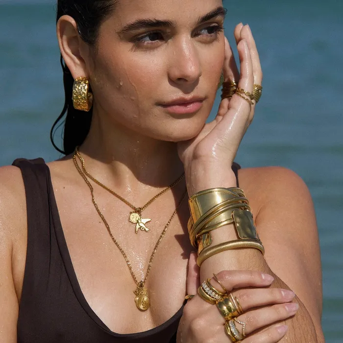 Adhara Cuban Chain Necklace Ellie Vail Necklaces