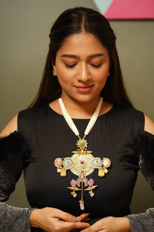 attrangi Upasana Statement Necklace Tribal Jewellery Banjaran Collection Necklaces attrangi Upasana Statement Necklace Tribal Jewellery Banjaran Collection Necklaces