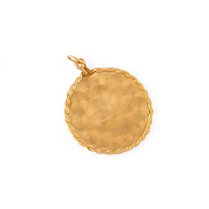 Earrings Vintage Sagittarius 14k Gold Zodiac Charm