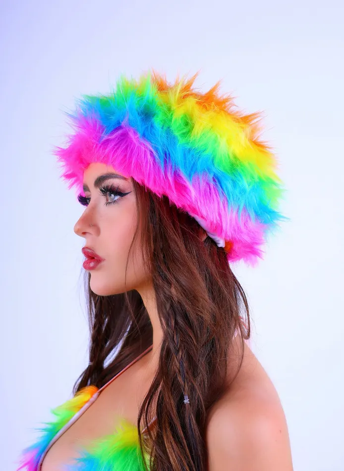 FULL OUTFIT Fuzzy Rainbow Dream Diva 5 pcs THE LUMI SHOP Necklaces