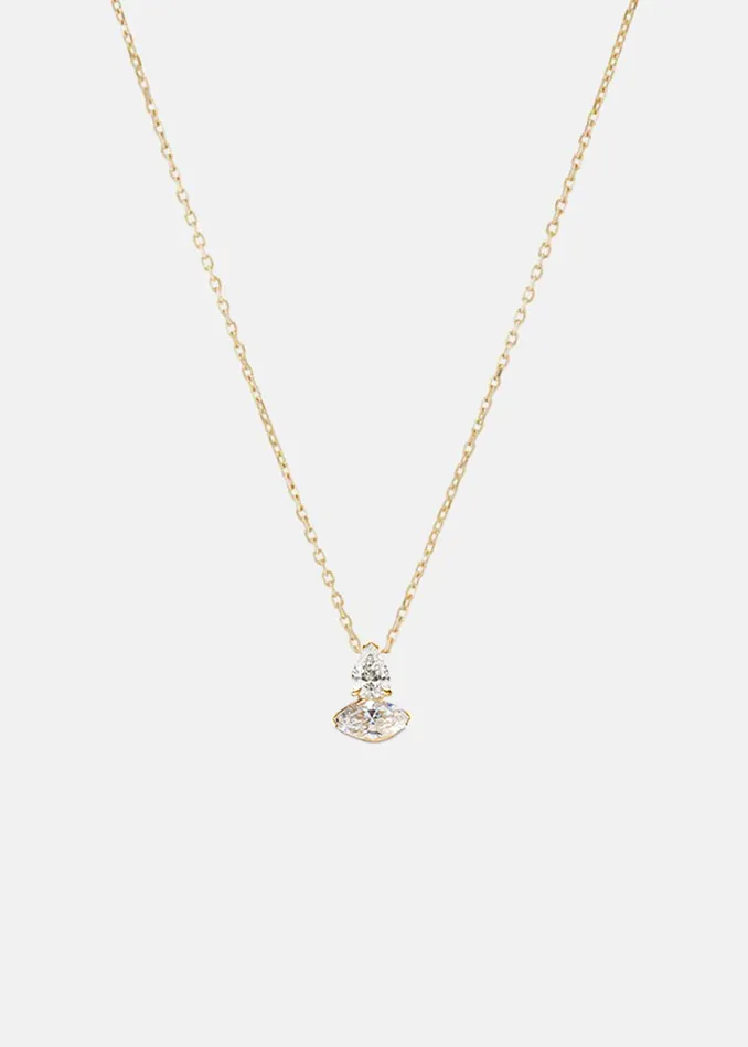 KATKIMfinejewelry Necklaces Allora Diamond Necklace