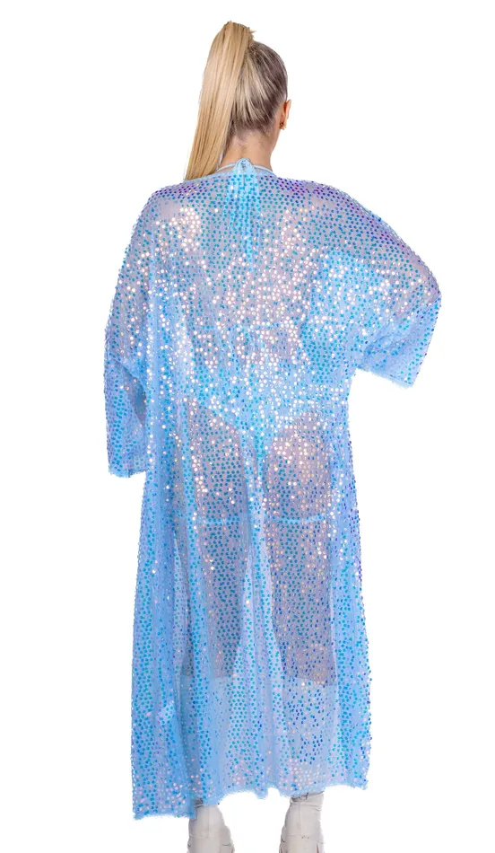 Long Sequin Kimono Ocean Goddess THE LUMI SHOP Necklaces