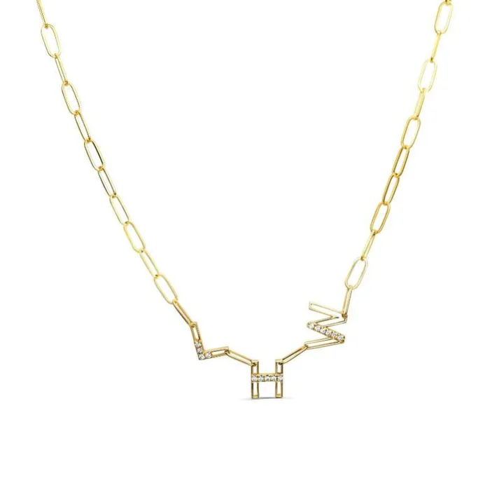 Necklaces Alexis Jae Necklace With Multiple Initials
