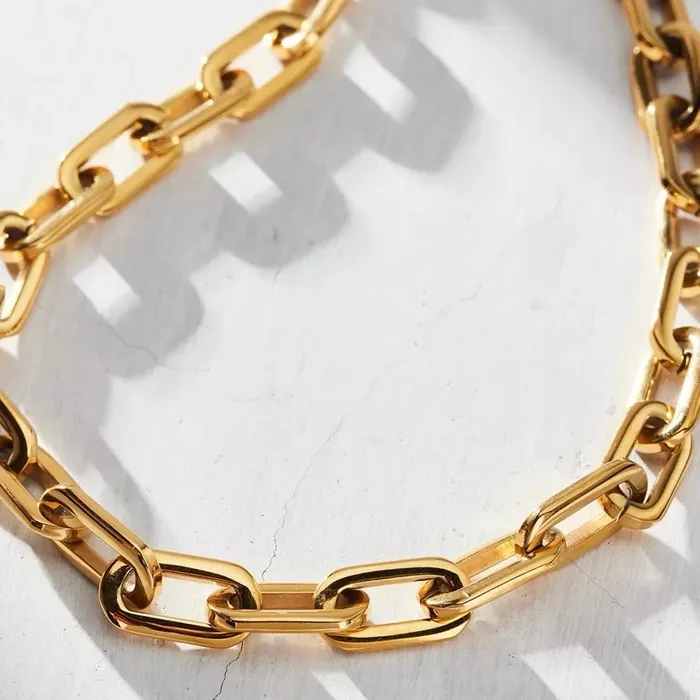 Necklaces Ellie Vail Gage Oversized Link Necklace