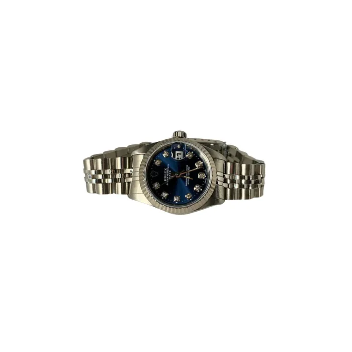 Rolex Oyster Perpetual Date Donald Haack Diamonds Earrings