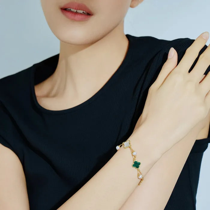 Bracelets Elegant Freshwater Pearl Bracelet WB00258 Pearly Lustre