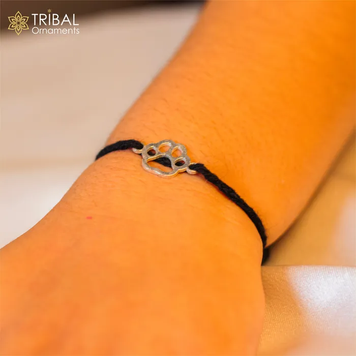 Bracelets TRIBAL ORNAMENTS 925 sterling silver handmade unique design nazarbattu unisex kids bracelet baby girls anklet nb119