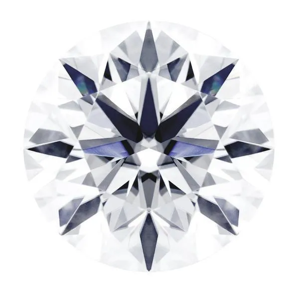 Certified Round Hearts Arrows Fire Brilliance Loose Moissanite Stone 125 Carats E Color VS1 Clarity Fire Brilliance Rings