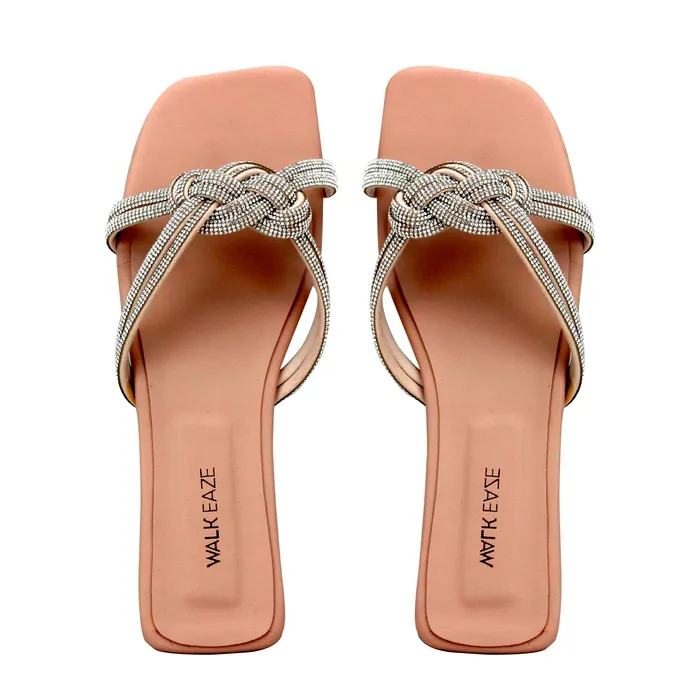 Earrings Women Formal Slippers 39806S Walkeaze
