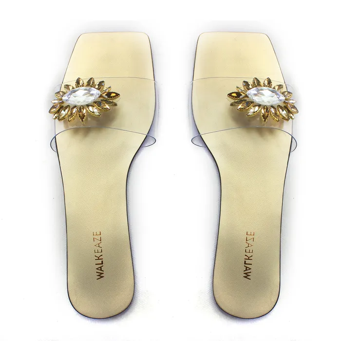 Earrings Women Slippers 38676S Walkeaze