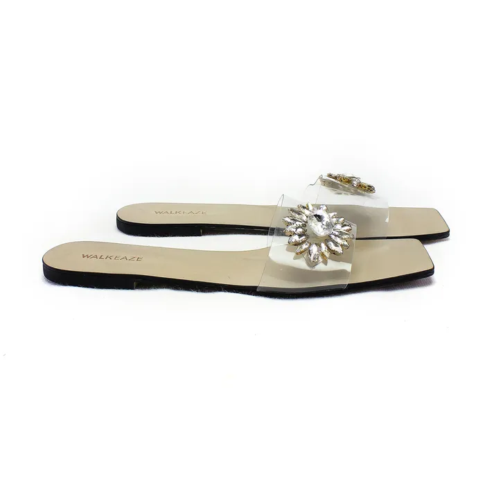 Earrings Women Slippers 38676S Walkeaze