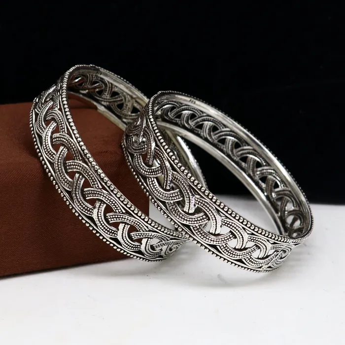 Floral style 925 sterling silver amazing customized bangle bracelet kada best brides gifting ethnic stylish tribal fashion jewelry nba395 TRIBAL ORNAMENTS Bracelets Floral style 925 sterling silver amazing customized bangle bracelet kada best brides gifting ethnic stylish tribal fashion jewelry nba395 TRIBAL ORNAMENTS Bracelets