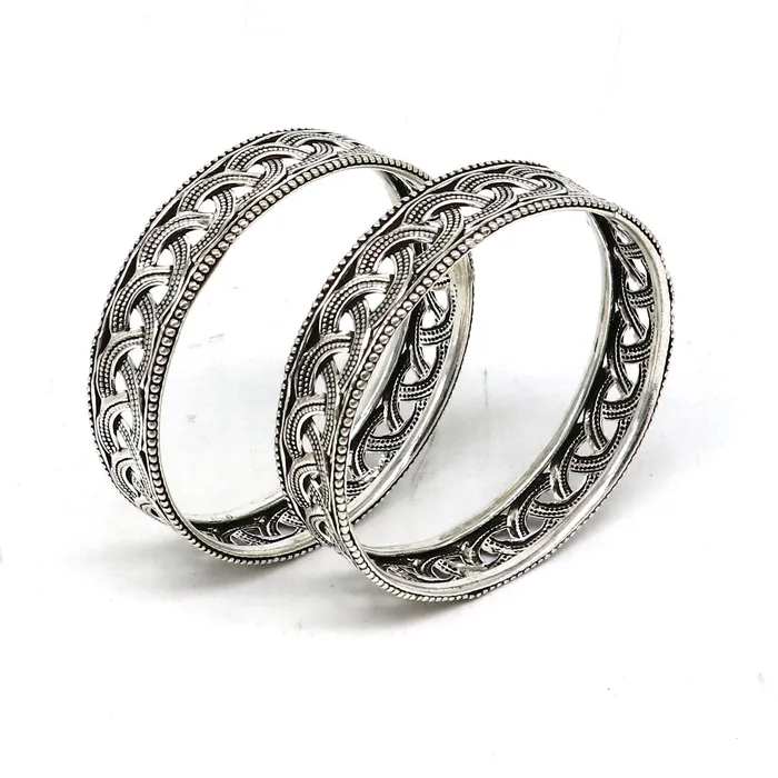 Floral style 925 sterling silver amazing customized bangle bracelet kada best brides gifting ethnic stylish tribal fashion jewelry nba395 TRIBAL ORNAMENTS Bracelets Floral style 925 sterling silver amazing customized bangle bracelet kada best brides gifting ethnic stylish tribal fashion jewelry nba395 TRIBAL ORNAMENTS Bracelets