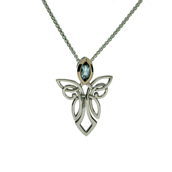 Necklaces Keith Jack Guardian Angel Pendant