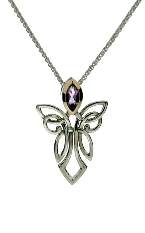 Necklaces Keith Jack Guardian Angel Pendant