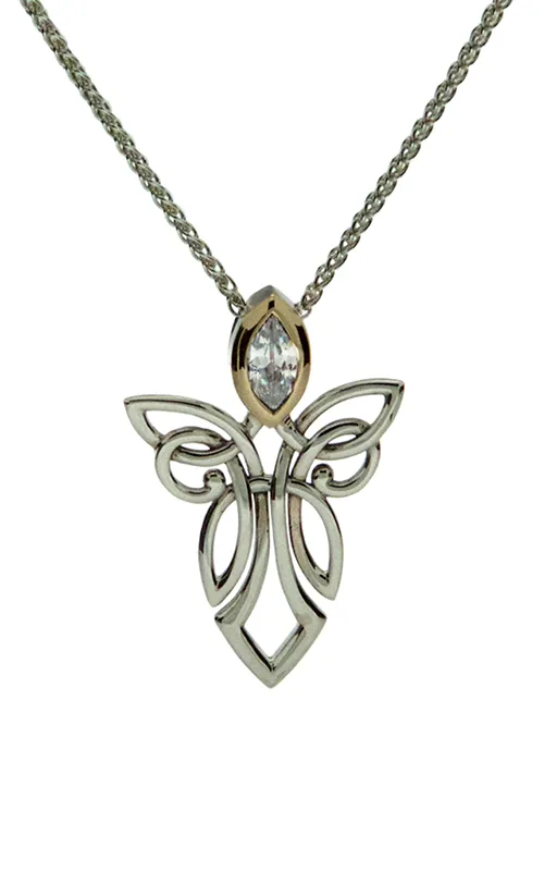 Necklaces Keith Jack Guardian Angel Pendant