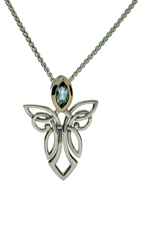 Necklaces Keith Jack Guardian Angel Pendant