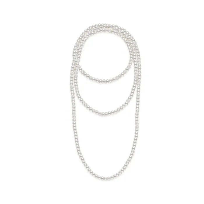 Necklaces Pearly Lustre 16 Meter Long Freshwater Pearl Necklace WN00279