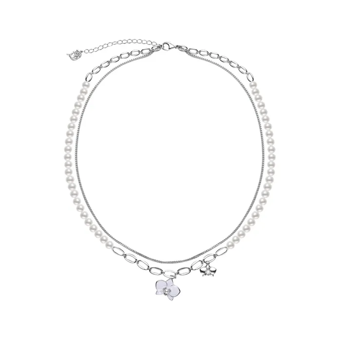 Pearly Lustre Top Grade Freshwater Pearl Necklace WN00715 ORCHID Necklaces
