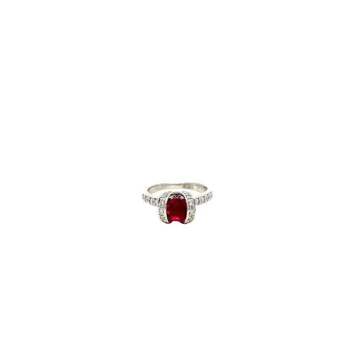 STORE 5a Rings PreOwned Ruby Diamond Ring