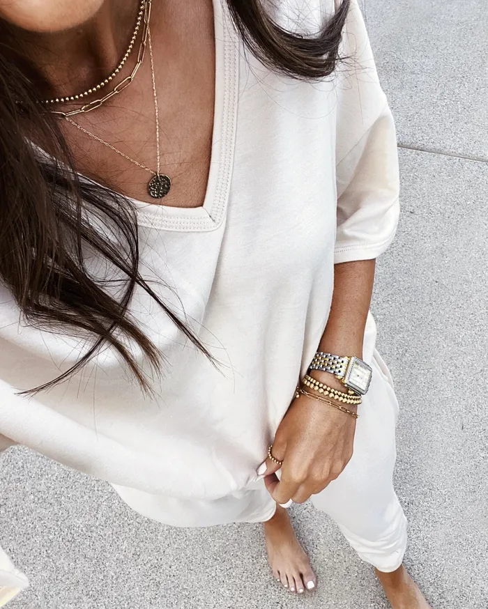 Stylin By Aylin Necklaces THE HAMMERED COIN NECKLACE GOLD