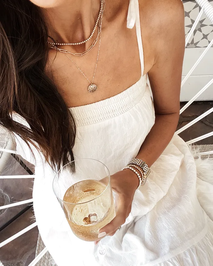 Stylin By Aylin Necklaces THE HAMMERED COIN NECKLACE GOLD