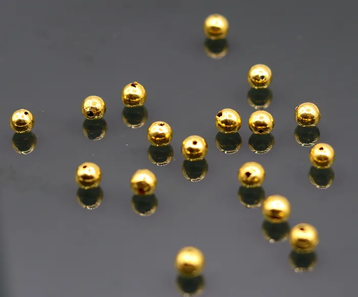 TRIBAL ORNAMENTS Necklaces 20 karat yellow gold handmade lot 10 pc beads for jewelry making ideas jewelry finding and beads ball making excellent jewelry TRIBAL ORNAMENTS Necklaces 20 karat yellow gold handmade lot 10 pc beads for jewelry making ideas jewelry finding and beads ball making excellent jewelry