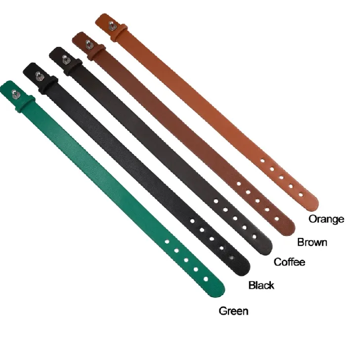 Belbren Bracelets Custom Engraved Leather Bracelet with Hidden Message Adjustable Multiple Colors