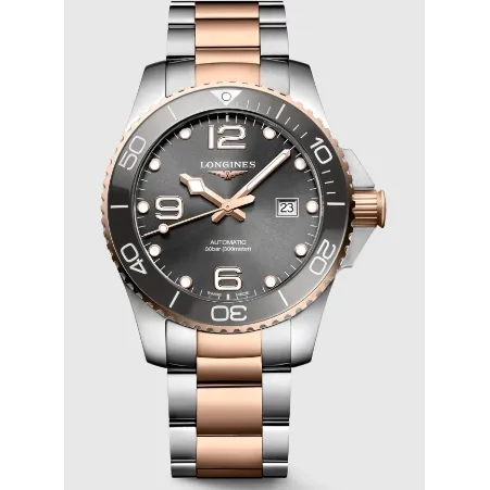 Bracelets Longines Longines Hydroconquest Rose PVD Steel Grey Dial Bracelet 43mm Bracelets Longines Longines Hydroconquest Rose PVD Steel Grey Dial Bracelet 43mm
