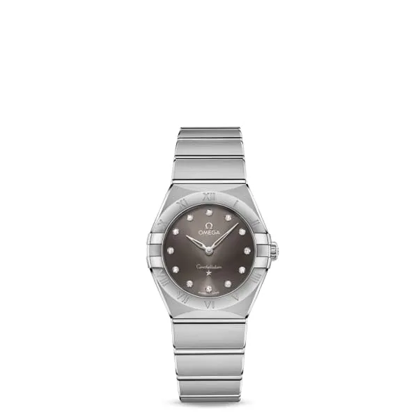Bracelets Omega Constellation 28mm Watch Ref 13110286056001 Grey Index Dial Stainless Steel Bracelet Omega Bracelets Omega Constellation 28mm Watch Ref 13110286056001 Grey Index Dial Stainless Steel Bracelet Omega