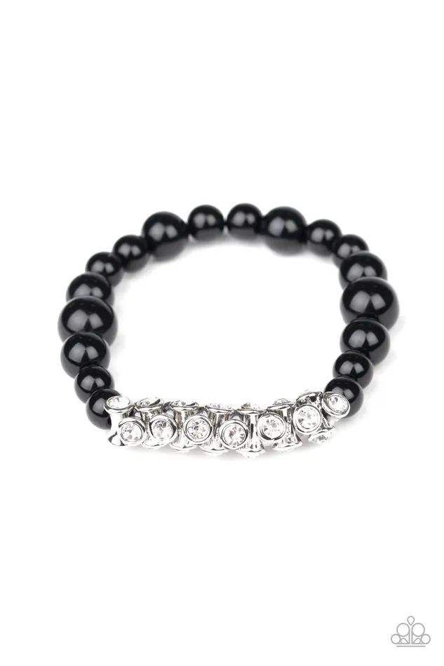 Bracelets Paparazzi Bracelet TrafficStopping Sparkle Black Paparazzi Jewelry