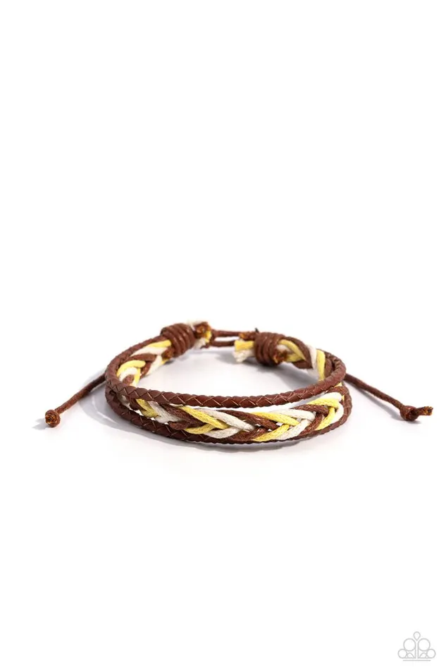 Bracelets Paparazzi Jewelry Paparazzi Bracelet Catch My DRIFTER Yellow Bracelets Paparazzi Jewelry Paparazzi Bracelet Catch My DRIFTER Yellow