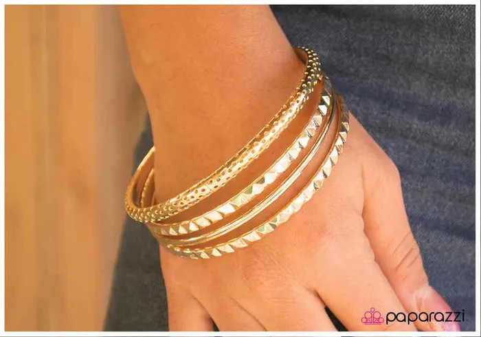 Bracelets Paparazzi Jewelry Paparazzi Bracelet High Five Gold