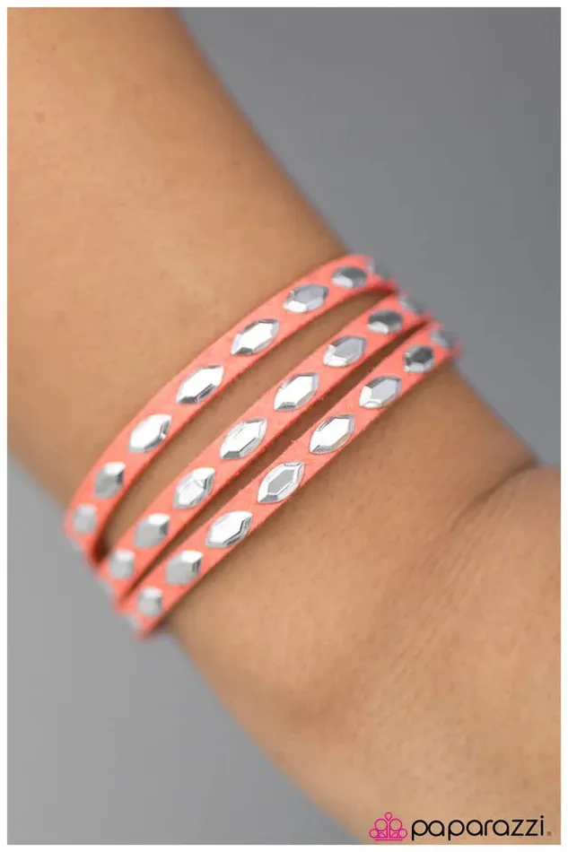 Bracelets Paparazzi Jewelry Paparazzi Bracelet Highly Explosive Orange