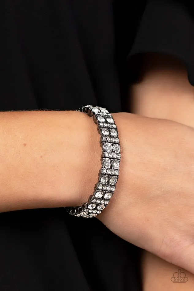 Bracelets Paparazzi Jewelry Paparazzi Bracelet Mic Dropping Drama Black