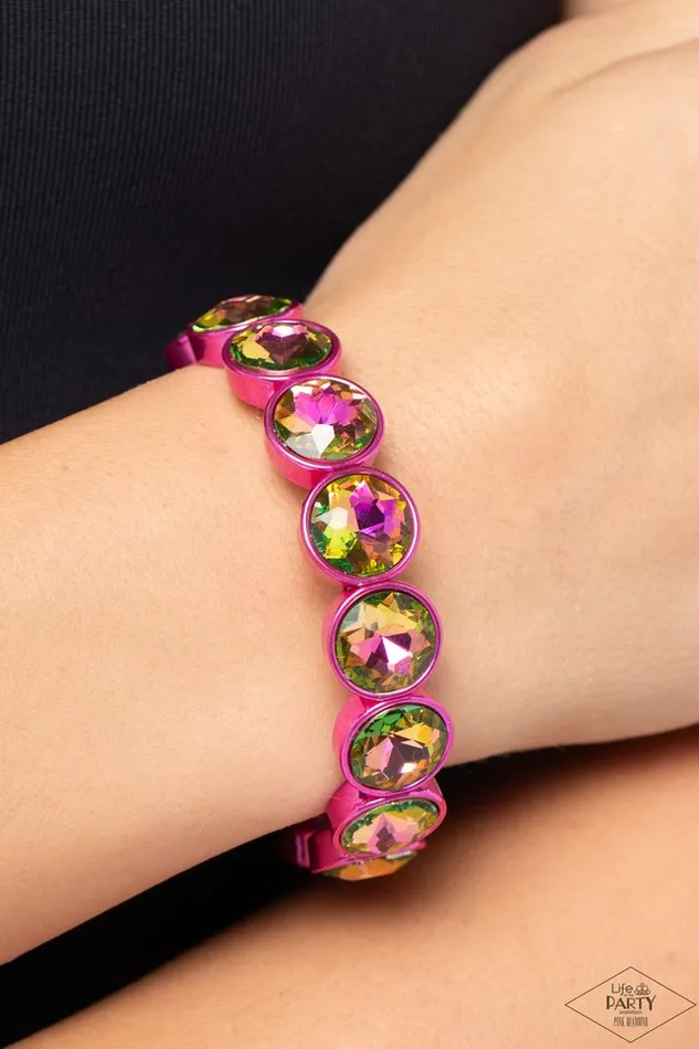 Bracelets Paparazzi Jewelry Paparazzi Bracelet Radiant on Repeat Pink