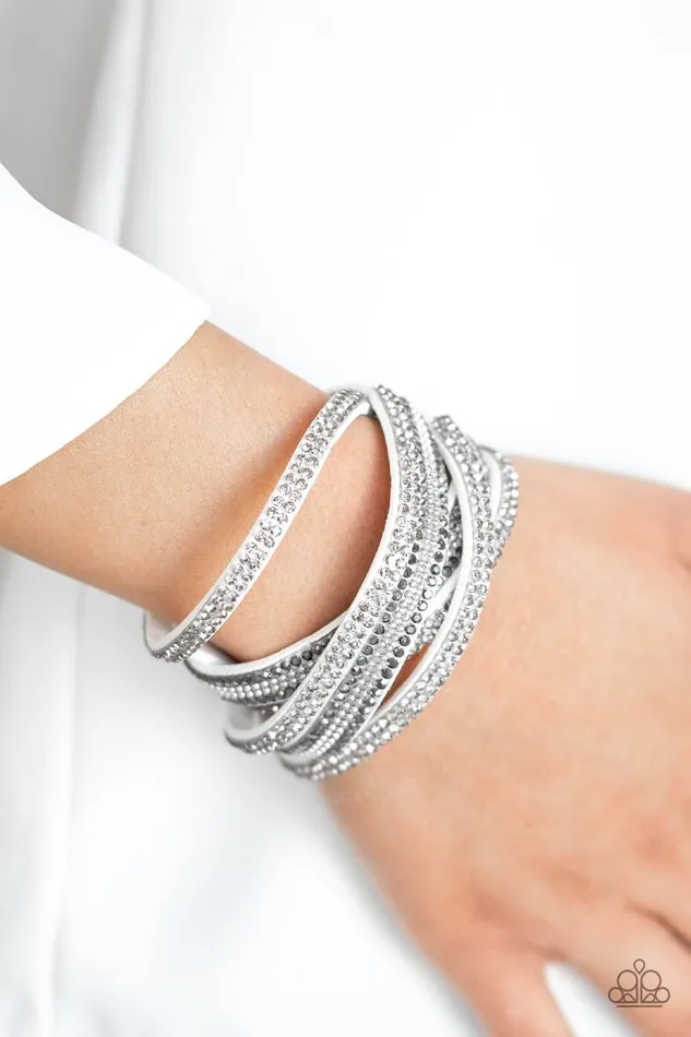 Bracelets Paparazzi Jewelry Paparazzi Bracelet Royal Razzle White